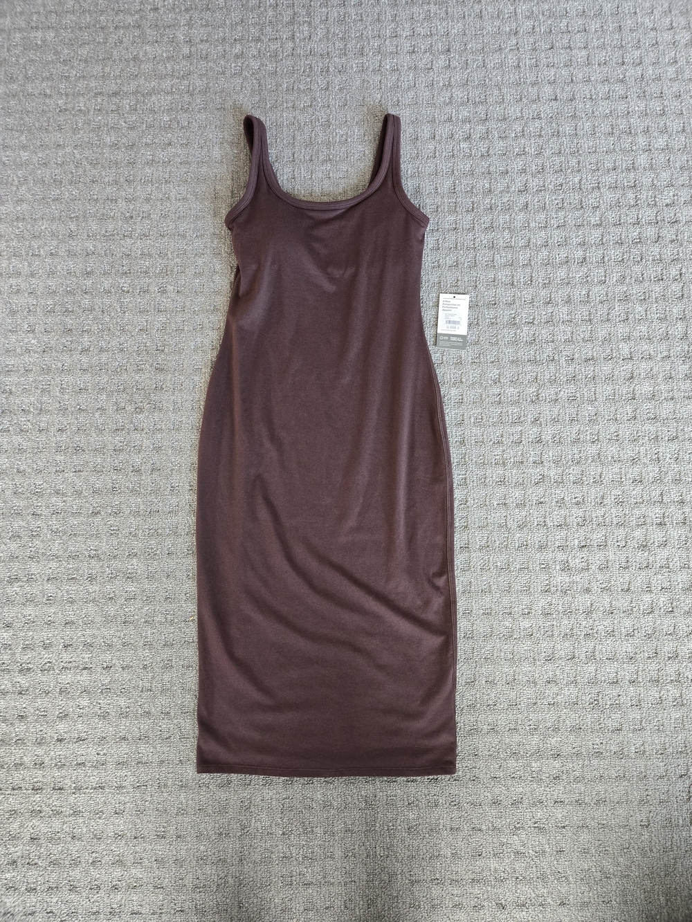 Vuori Halo Essential Dress- Chestnut Heather
